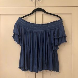 Free People Off the Shoulder Tee